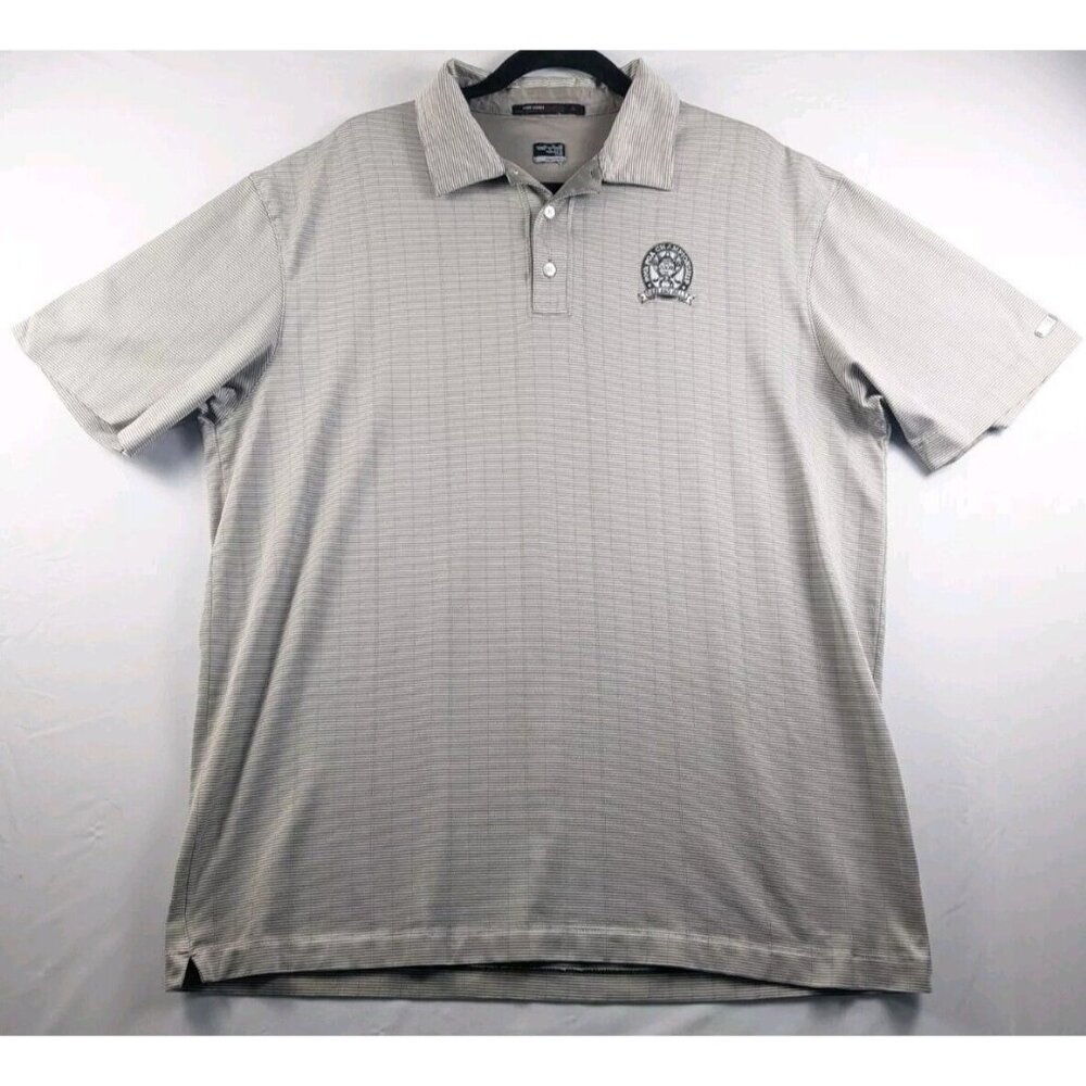 Nike Fit Dry Tiger Woods Polo XL 90th PGA Championship Oakland‎ Hills 2008